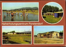CPA Porstendorf Neuengönna Thüringen, Naherholungszentrum, Zeltplatz, Badesee - Autres & Non Classés