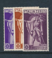 ITALY SASSONE A18/20 MNH STAIN ON THE GUM NO RUST BUT BAD STOCKAGE - Luftpost