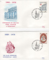 COB - FDC N° 539/40 - Timbre N° 1905/06 - 1971-1980