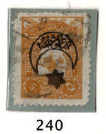 1915 - Impero Ottomano N° 240 - Soprast. Rovesciata - Gebruikt