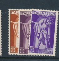 ITALY SASSONE A18/20 MNH STAIN ON THE GUM NO RUST BUT BAD STOCKAGE - Airmail