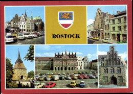 CPA Rostock, Ernst-Thälmann-Platz, Rathaus, Große Wasserstraße, Steintor, Kerkhofhaus - Altri & Non Classificati