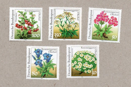 (b05)  BRD 1505/09** - Satz 5 W  - Blumen Flower - Otros & Sin Clasificación