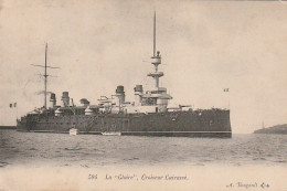 BE6 - LA " GLOIRE " , CROISEUR  CUIRASSE - 2 SCANS - Warships