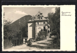 AK Semmering, Heim Sonnwendhof, Von Der Strasse Gesehen  - Altri & Non Classificati