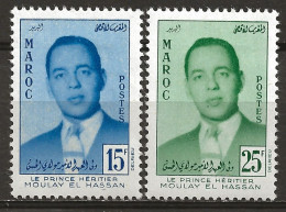 MAROC: *, N° YT 377 Et 378, Ch., TB - Marruecos (1956-...)