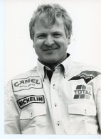 Photo Originale . PILOTE DE RALLYE  MATS JONSSON  /  VOLVO FORD ESCORT - Sports