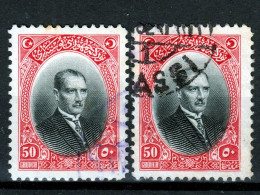 Turkey / Türkei 1926 ⁕ Mustafa Kemal ATATÜRK 50 Ghr. Mi.854 ⁕ 2v Used - Gebraucht