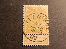 N 65  Afst./Obl.  " FLAWINNE "   Mooi !!! - 1893-1900 Thin Beard