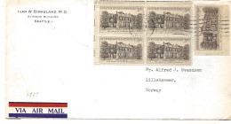 USA  1956  Wheatland  The Home Of James Buchanan - President   Mi 703x5  On Cover Cancelled 1957 - Storia Postale