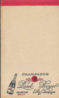 Bloc Note Champagne Paul Royer à AY EN CHAMPAGNE - Werbung
