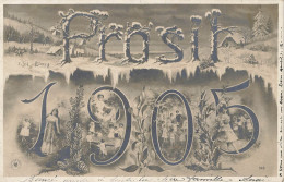 C574 Fantaisie Bonne Année 1905 - Nieuwjaar