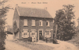 3 Oude Postkaarten BOMAL  Maison Veuve Salmon  Le Village   L'Eglise   1925 - Durbuy