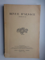Revue D'alsace Tome 99 1960 - Alsace