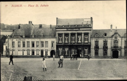 CPA Namur Wallonien, Place Saint-Aubain - Autres & Non Classés