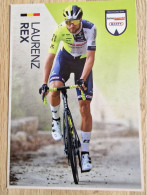 Card Laurenz Rex - Team Intermarche-Wanty - 2024 - Cycling - Cyclisme - Ciclismo - Wielrennen - Ciclismo