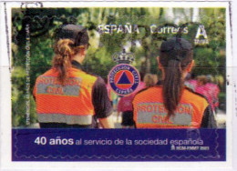 2021 - ESPAÑA - 40º ANIVERSARIO PROTECCION CIVIL - EDIFIL 5521 - Usati