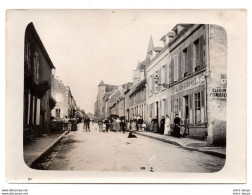 Photo Ancienne Suilly La Tour Grande Rue Animée - Orte