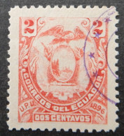 Ecuador 1896 (2) 'Coat Of Arms Inscription U.P.U. 1896 - Equateur