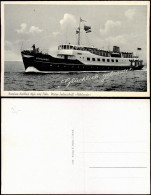 Wyk (Föhr) UTHLANDE Motor-Salonschiff - Glücklich Gelandet 1954 - Sonstige & Ohne Zuordnung