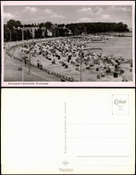 Ansichtskarte Travemünde-Lübeck Strand Und Promenade 1953 - Andere & Zonder Classificatie