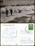 Dobel Umlandansicht Wintersportplatz Wintersport Ski-Fahrer 1958 - Autres & Non Classés