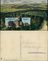 Oberwiesenthal 2 Bild: Blick Vom Fichtelberg Und Unterkunfthaus 1921 - Oberwiesenthal