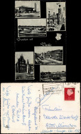Postkaart Venlo Ortsansichten: Station, Maasburg, Postkantoor 1966 - Venlo