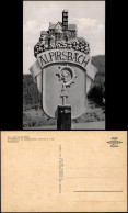 Ansichtskarte Alpirsbach Kunstvoll Geschnitzter Wegweiser 1962 - Alpirsbach