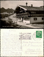 Ansichtskarte Ruhpolding Ortsansicht Mit Haus Kecht Wasen 1957 - Ruhpolding