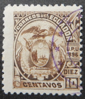 Ecuador 1896 (3) 'Coat Of Arms Inscription U.P.U. 1896 - Equateur
