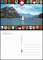 .Schweiz WALENSEE (Schweiz) Mit Leistkamm, Sichelkamm Und Alvier 1990 - Otros & Sin Clasificación