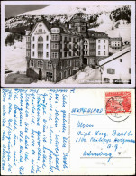 Ansichtskarte Pontresina Hotel Schweizerhof Im Winter - Fotokarte 1955 - Other & Unclassified