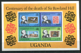 Ouganda ** Bloc 19 - Cent. De La Mort De Sir R. HILL - Uganda (1962-...)