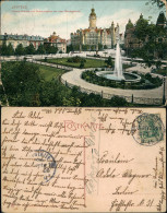 Ansichtskarte Leipzig Schmuckplatz 1907 - Leipzig