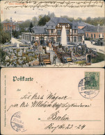 Ansichtskarte Bad Nauheim Kurpark - Künstlerkarte 1904 - Bad Nauheim