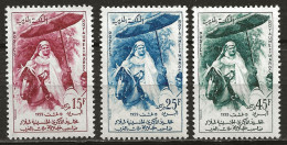 MAROC: *, N° YT 390 à 392, Série, Ch., TB - Marocco (1956-...)