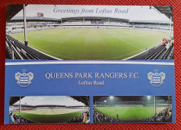 London Loftus Road QPR Stadium Cartolina Stadio Postcard Stadion AK Carte Postale Stade Estadio - Voetbal