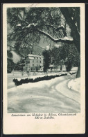 AK Aflenz /Obersteiermark, Sanatorium Am Hofacker Im Schnee  - Otros & Sin Clasificación