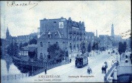 CPA Amsterdam Nordholland Niederlande, Erweiterte Rozengracht, Straßenbahn - Other & Unclassified