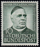 Germany (BRD) 1953 - Charity Stamp For Helpers Of Humanity: Sebastian Kneipp - Mi 174 ** MNH [1851] - Ungebraucht