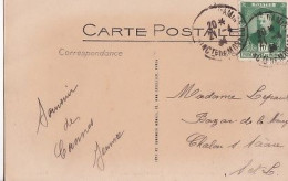 MONACO       TIMBRE 10 C  N° 65    SUR CARTE POSTALE DE  CANNES - Oblitérés