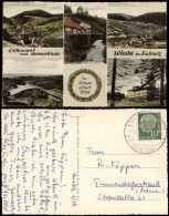 Ansichtskarte Wieda (Harz) MB: Glockenturm, Käseberg, Hotel Stoberhai 1959 - Andere & Zonder Classificatie