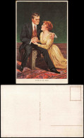 Künstlerkarte (Art Postcard): Look In My Eyes, Paar Verliebt 1920 - Peintures & Tableaux