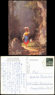 Carl Spitzweg (1808-1885): Mädchen Mit Ziege (Künstlerkarte) 1971 - Malerei & Gemälde