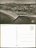 Ansichtskarte List Auf Sylt Luftbild Strand Häuser 1961 - Other & Unclassified