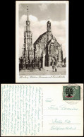 Ansichtskarte Nürnberg Frauenkirche 1960  Gel. Briefmarke Weltflüchtlingsjahr - Nürnberg