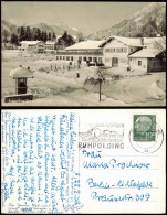 Ansichtskarte Ruhpolding Kurhaus Im Winter 1959 - Ruhpolding