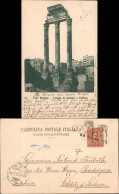 Cartoline Rom Roma Foro Romano Forum Romanum 1901    COLDITZ (Ankunftsstempel) - Sonstige & Ohne Zuordnung