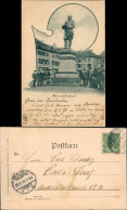 Ansichtskarte Saarbrücken Bismarckdenkmal 1899 Cöln-DEUTZ (Ankunftsstempel) - Saarbruecken